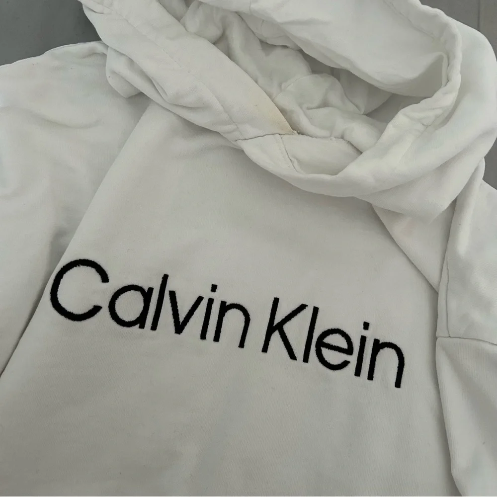 Calvin Klein White Hoodie